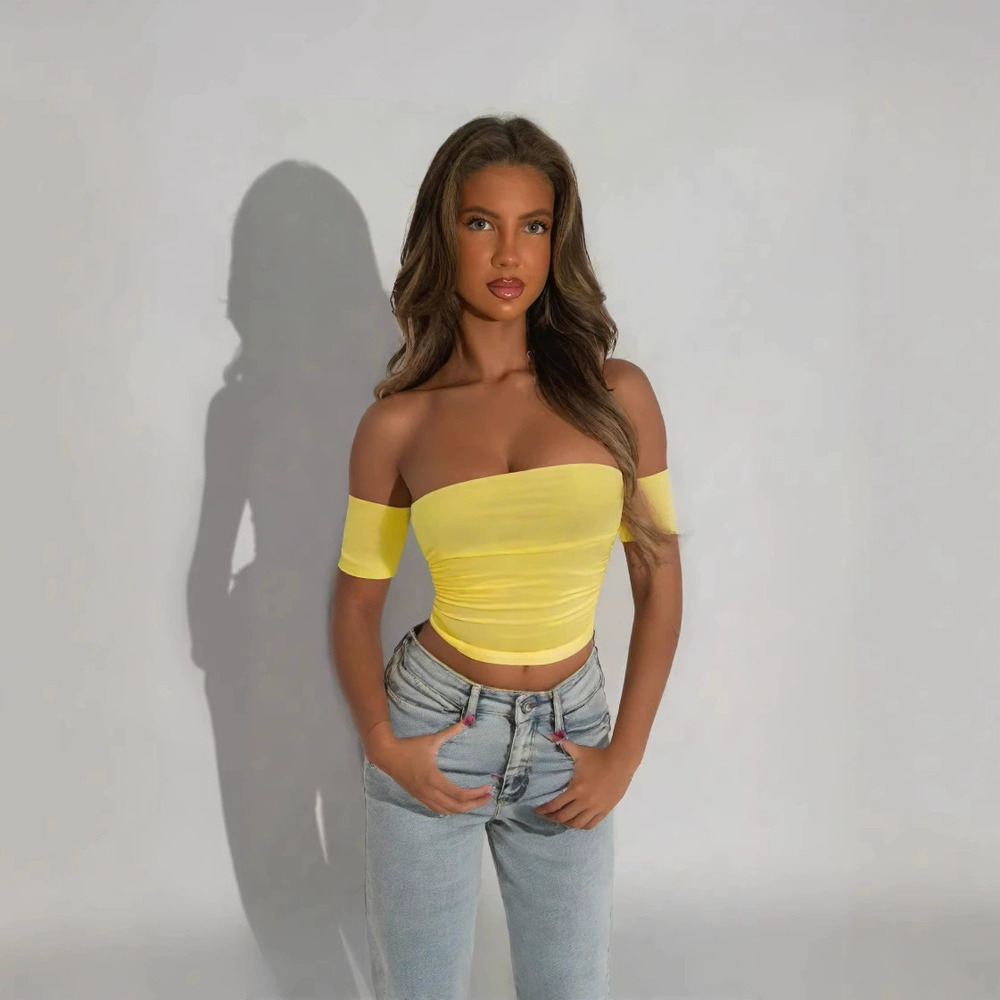 H&M Womens Off Shoulder Bandeau Top Summer Sexy